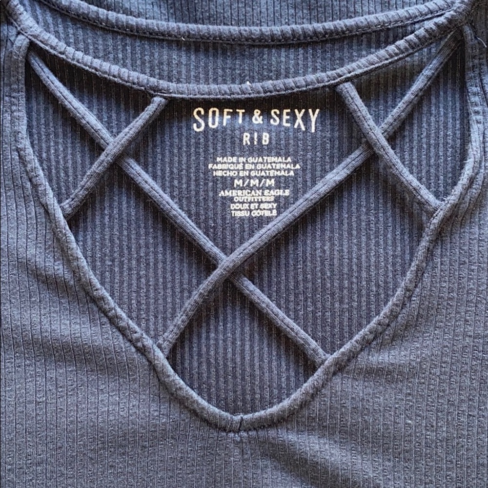 AE Ribbed T-shirt!! - Picture 2 of 4